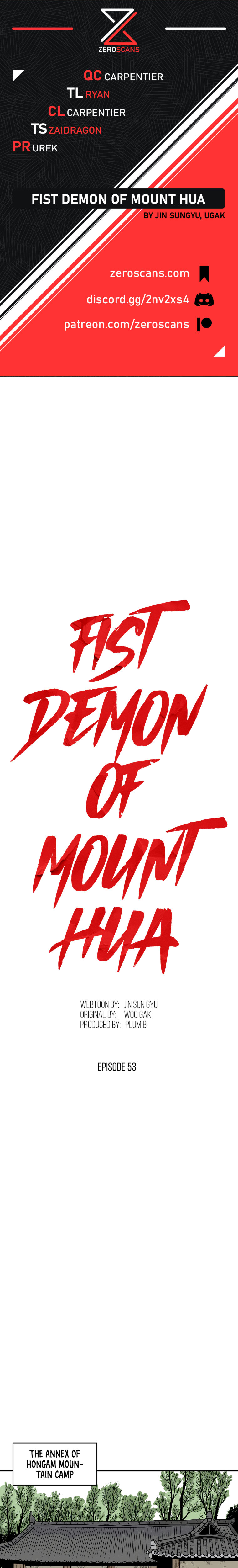 Fist demon of Mount Hua Chapter 53 - Page 1