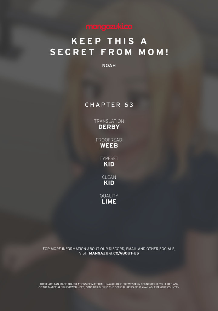 Keep it a secret from your mother! Chapter 63 - Page 1