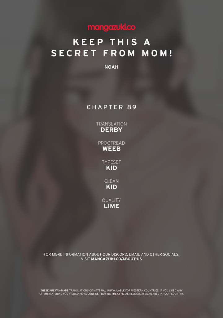 Keep it a secret from your mother! Chapter 89 - Page 1